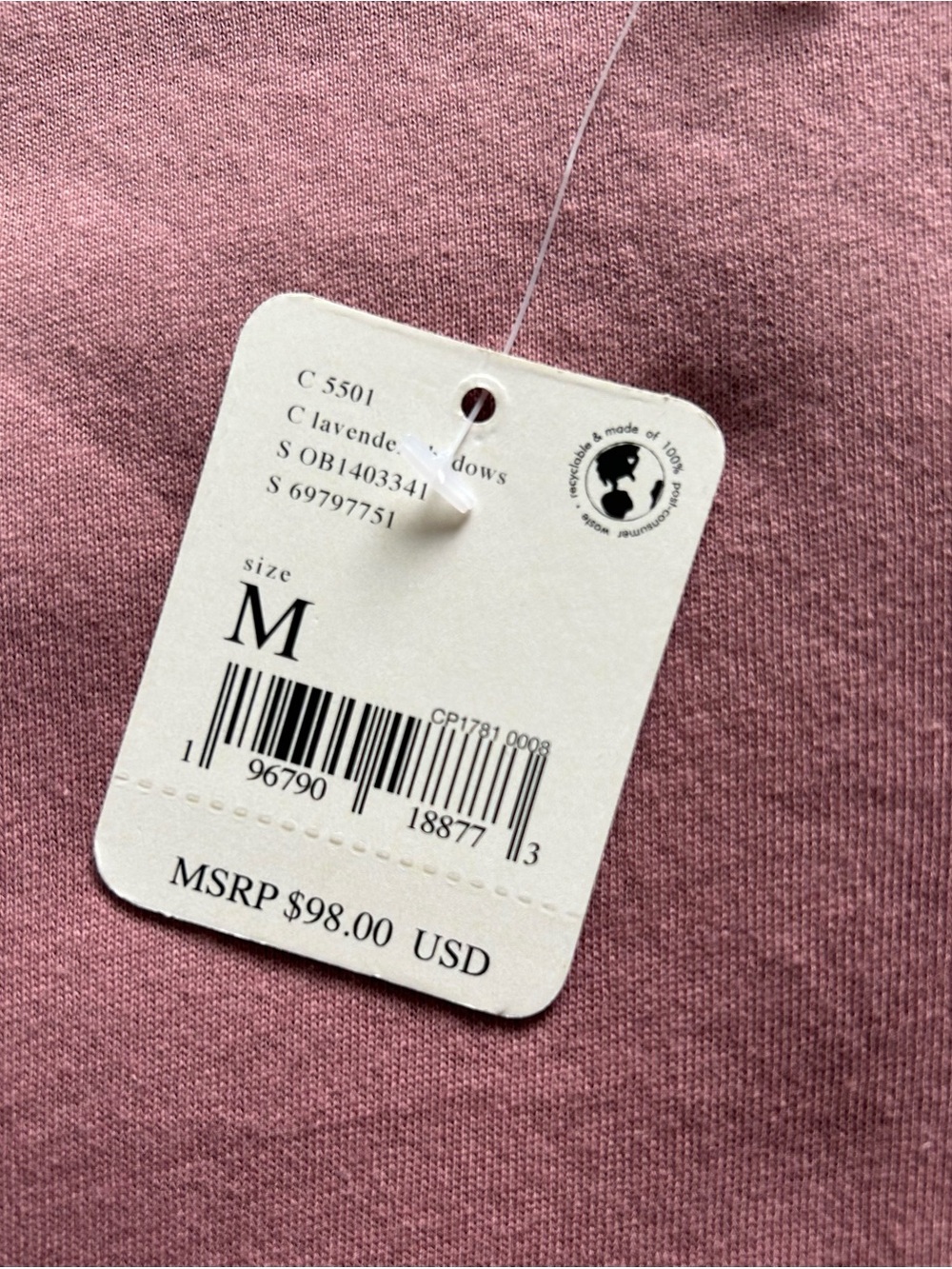 NWT - Free People “Celine” T-Shirt w. Sequinned Detail in “Lavender Shadows” - Picture 10 of 14